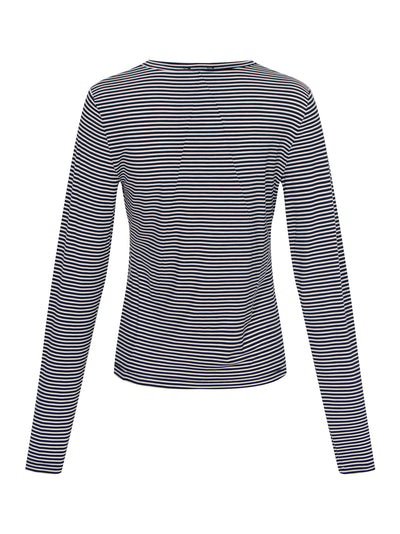 Luca Stripe Long Sleeve Black/White