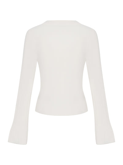 Austen Vneck Ivory