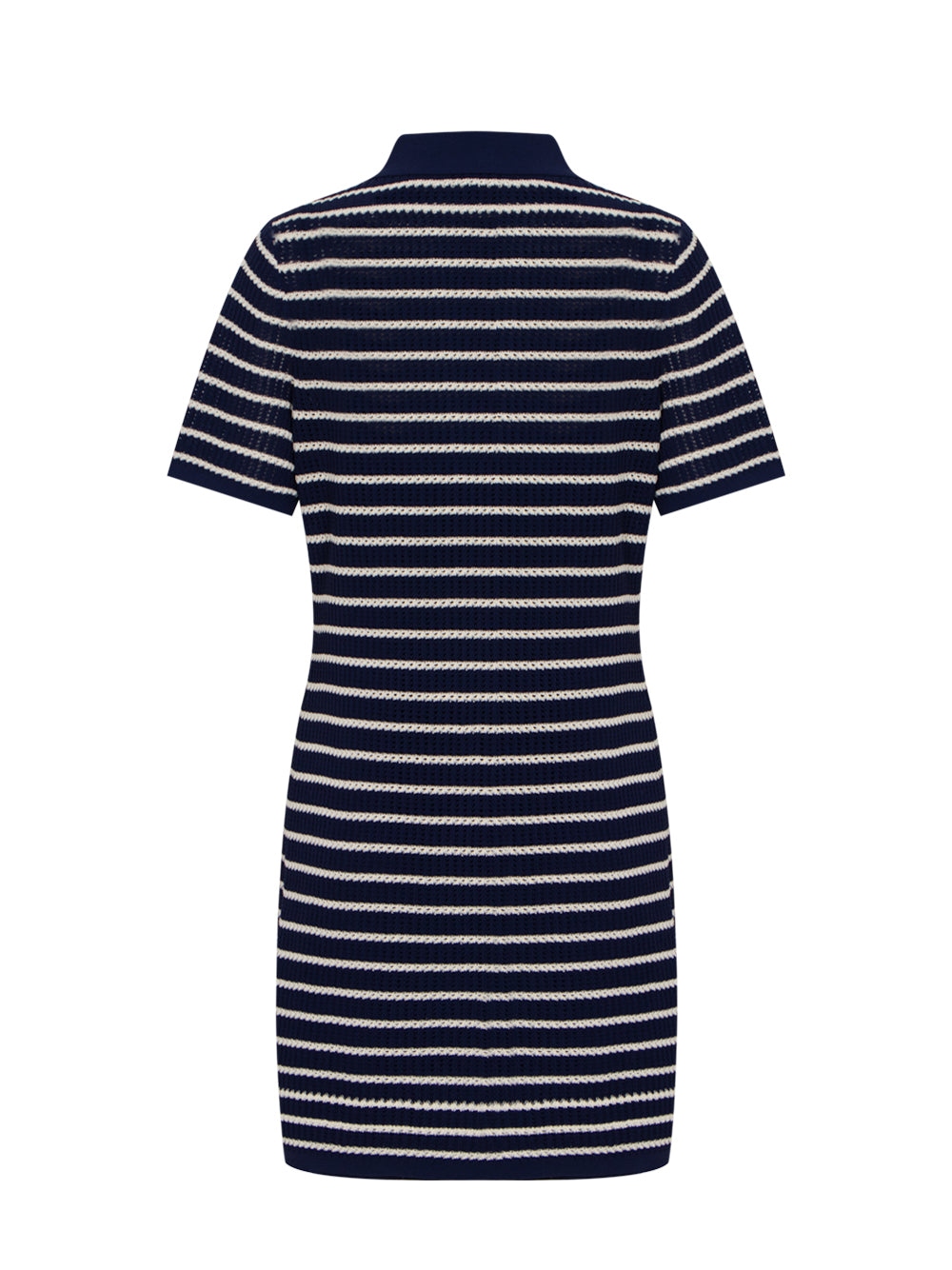 Viola Stripe Mini Dress (Indigo Multi)