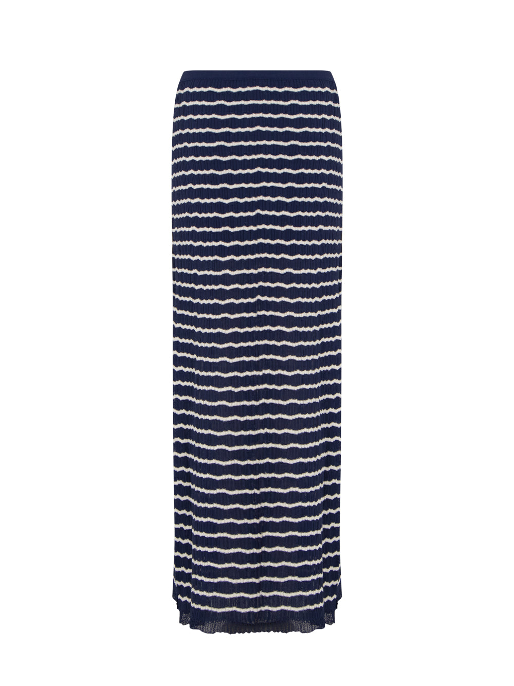 Chiara Stripe Maxi Skirt (Indigo)