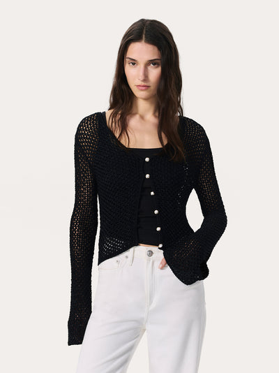 Ellie Knit Cardigan (Black)