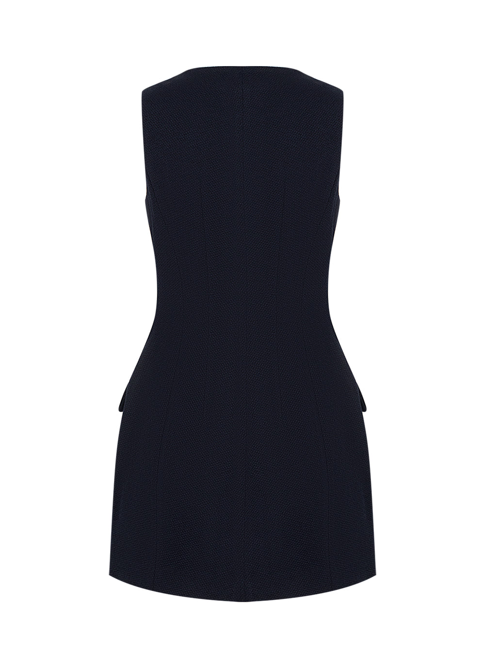 Mariana Textured Dress (Navy)