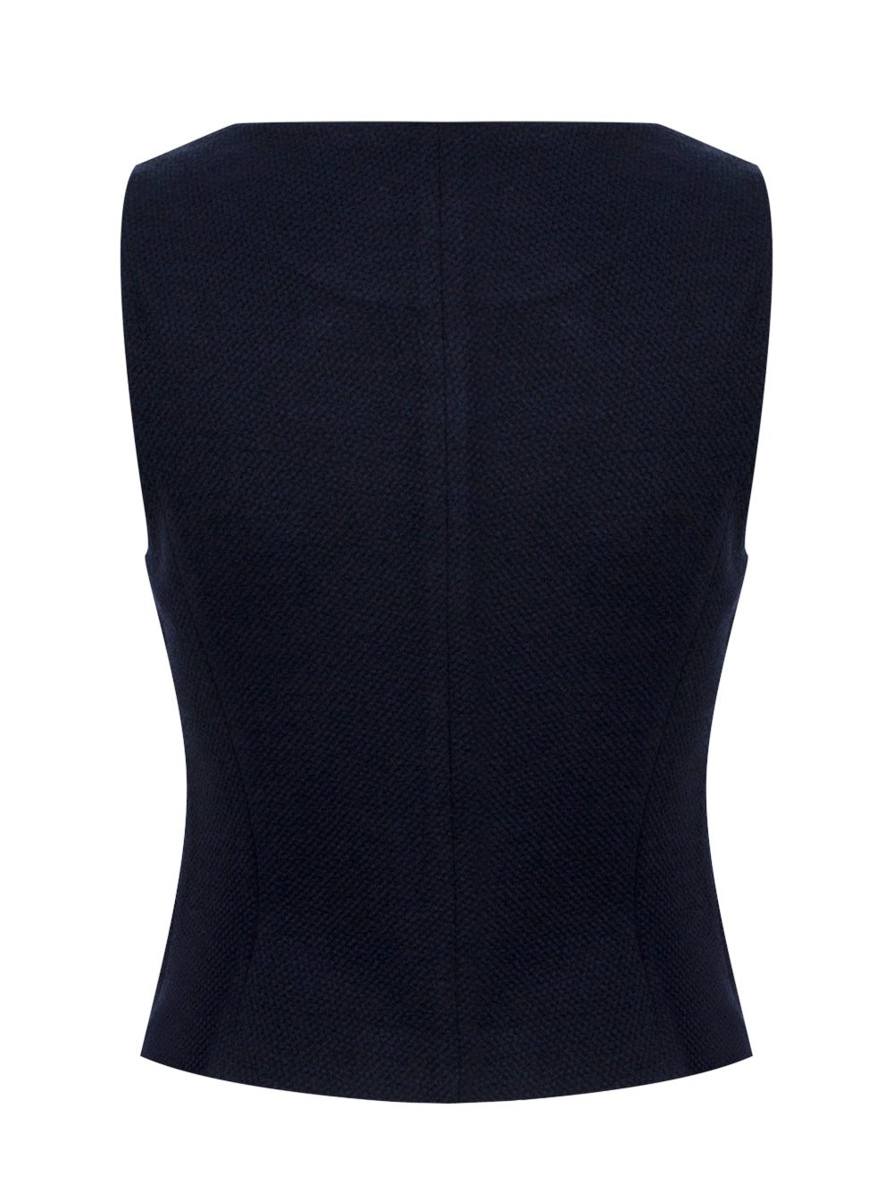 Mariana Textured Vest (Navy)