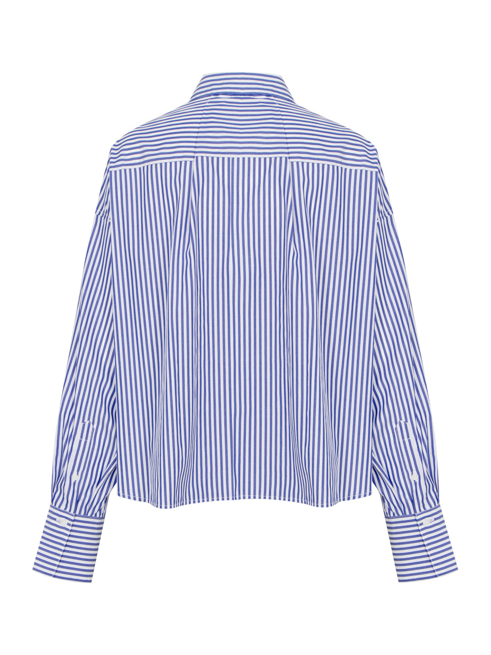 Martha Multistripe Poplin Shirt Blue Stripe