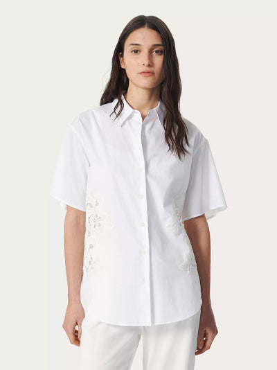 Amy Lace Shirt (White Lace)