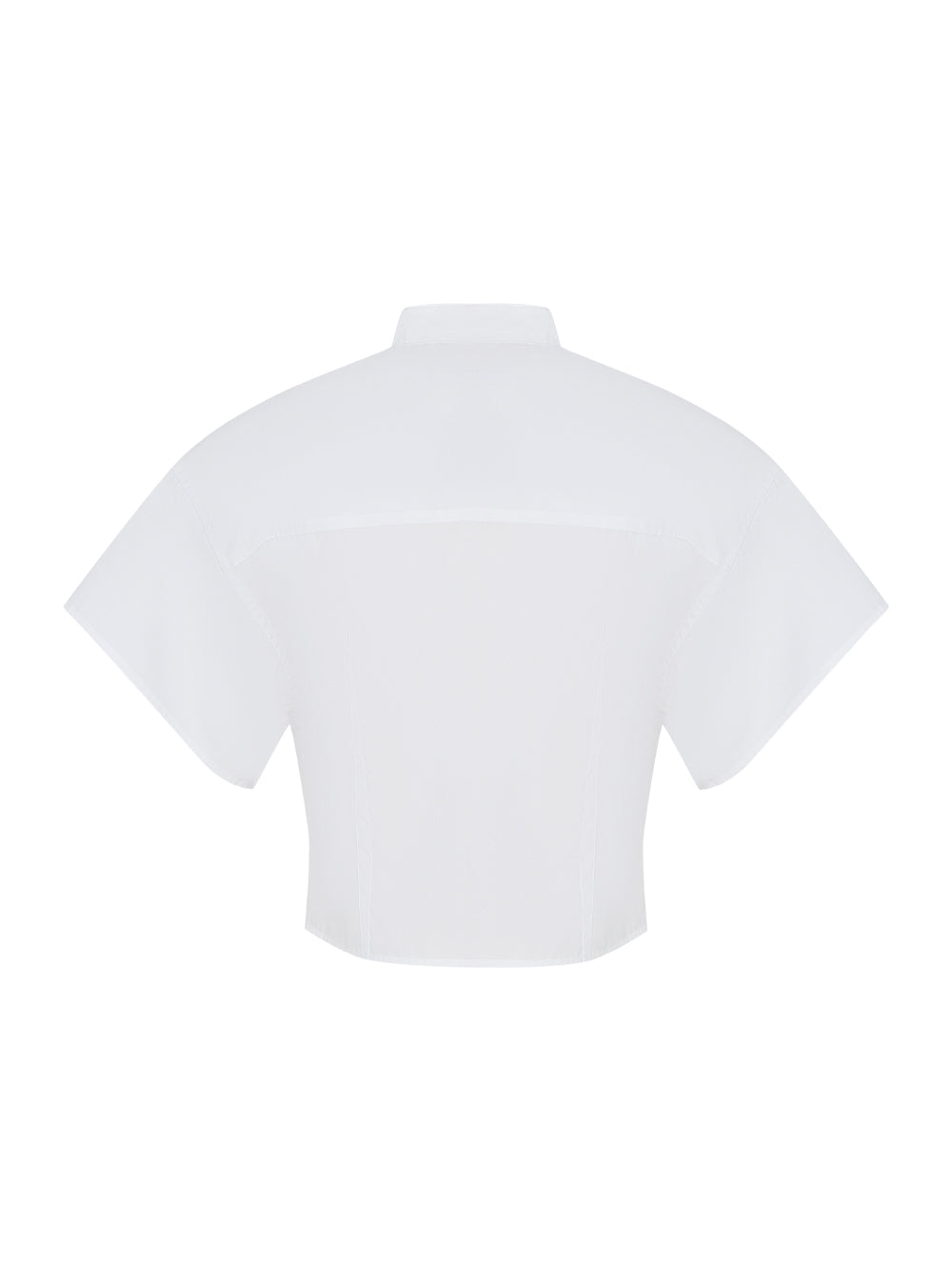 Gretchen Poplin Shirt (White)