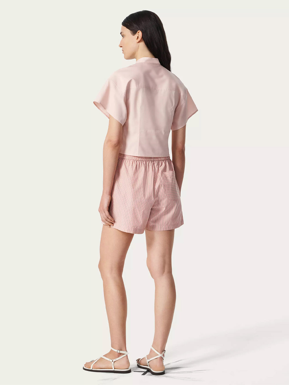 Gretchen Poplin Shirt (Rose)