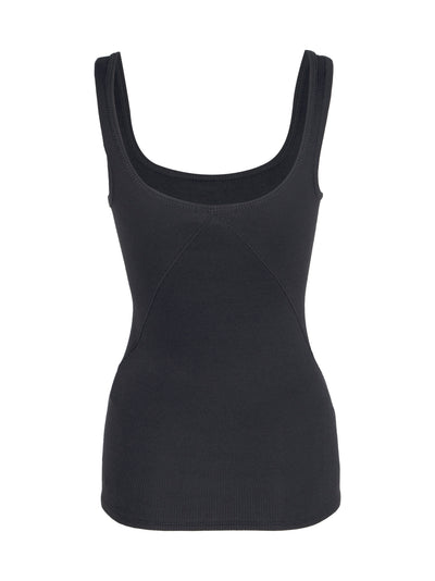 Essential Rib Scoop Tank (Black)