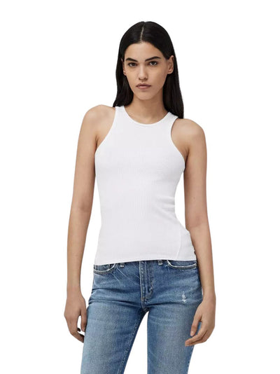 The Essential Rib Tank (White)