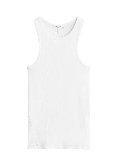 The Essential Rib Tank (White)