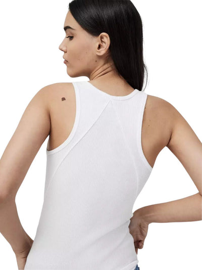 The Essential Rib Tank (White)