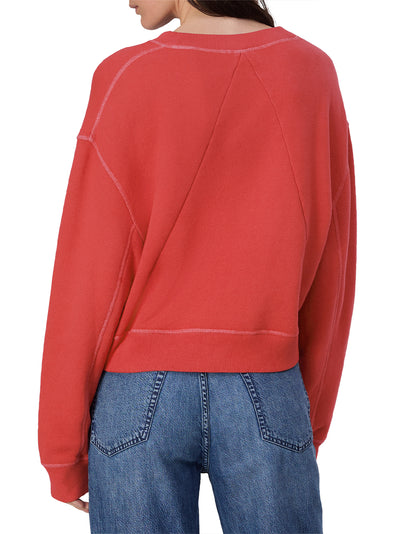 Vintage Terry Sweatshirt Red