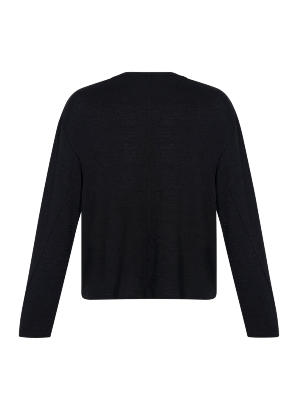 The Knit Vee Long Sleeve (Black)