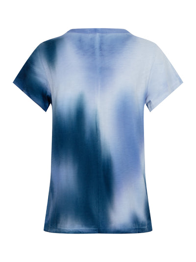 The Slub Dyed Tee Blue Multi