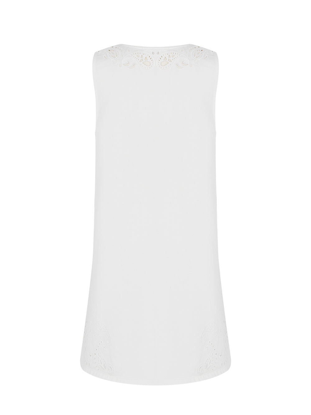 Featherweight Belle Mini Dress (White)