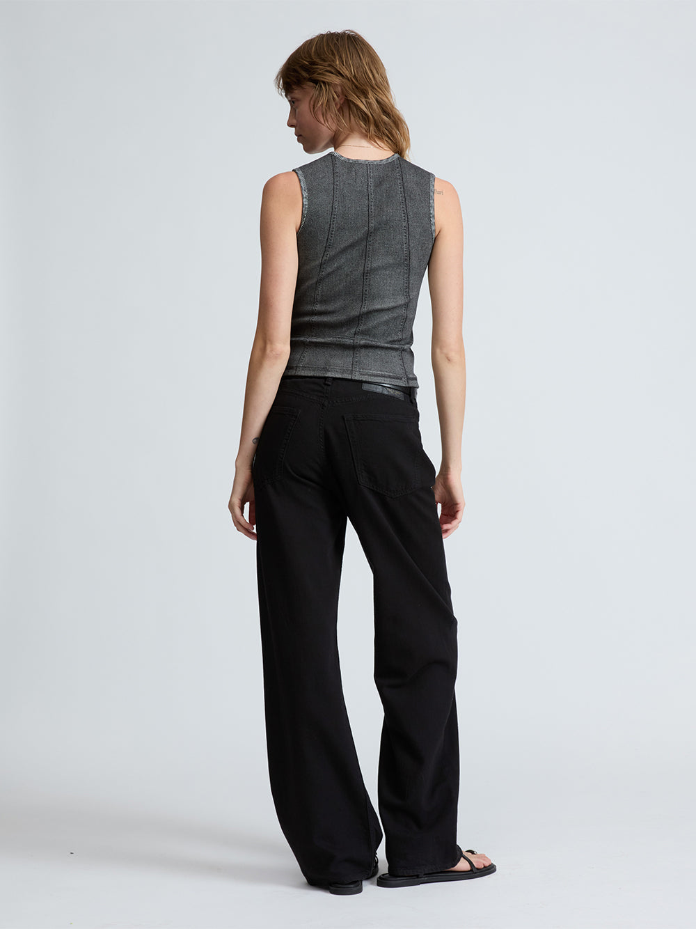 Miramar Rib Tank (Black)