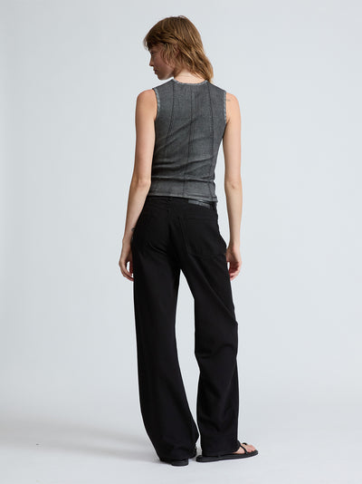 Miramar Rib Tank (Black)