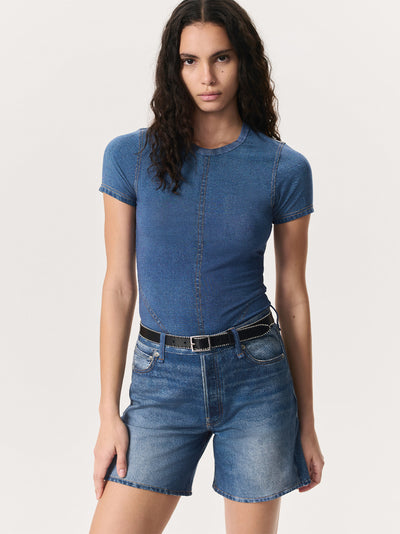 Miramar Jersey Baby Tee (Cosmos)