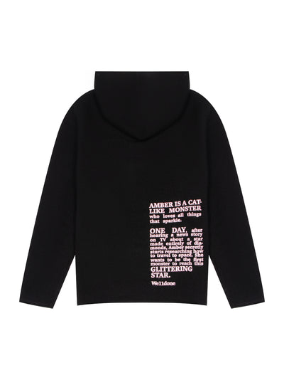 Lettering Hoodie (Black)