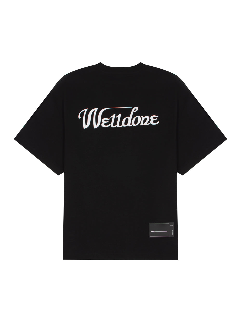 We11Done Logo T-Shirt Black