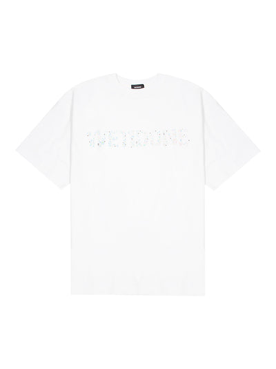 Sparkle Logo T- Shirt White