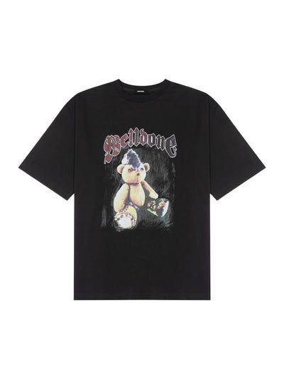 Punk Teddy T- Shirt Black