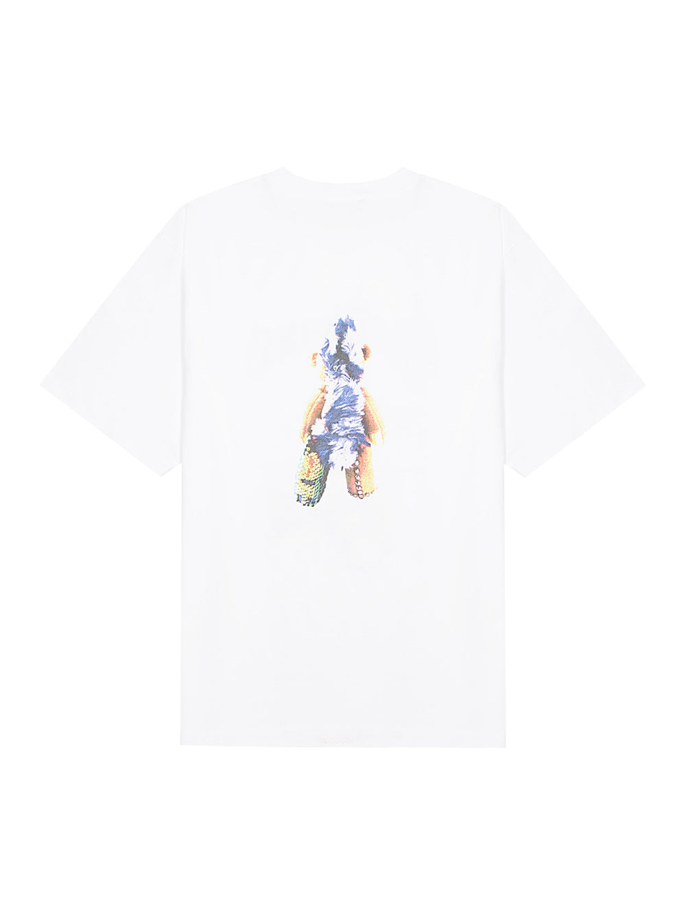 White Punk Teddy T- Shirt White