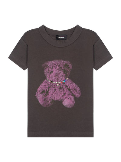 Charcoal Womens Studded Bear C Charcoal