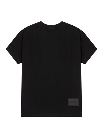 Black Cotton Mini Logo T-Shirt Black