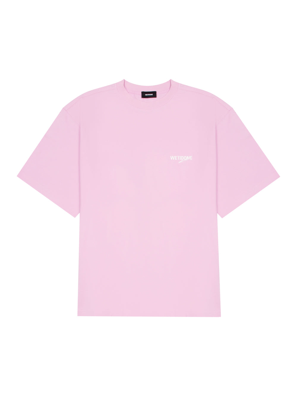 Wave Logo Short-Sleeved T-Shirt Light Pink