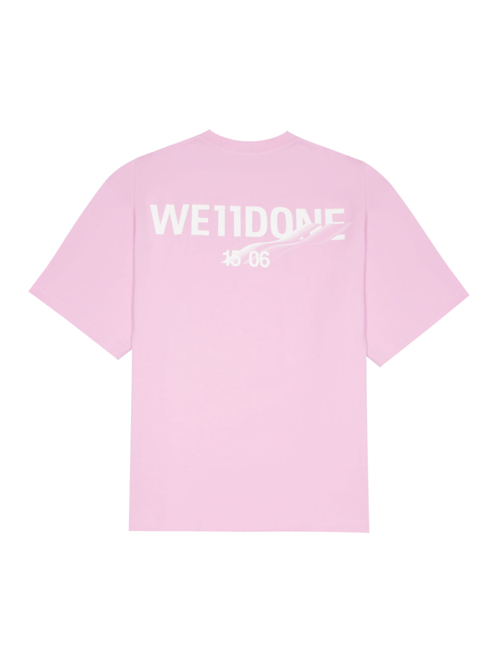 Wave Logo Short-Sleeved T-Shirt Light Pink