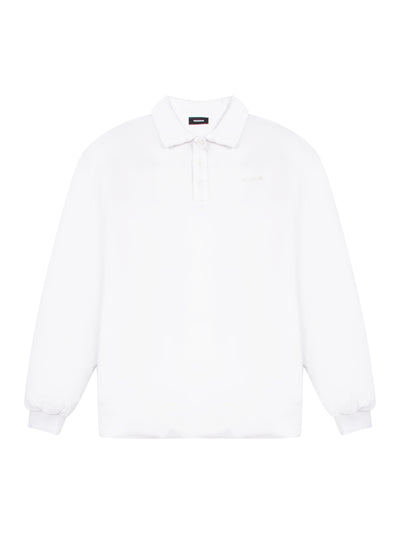 Logo Padded Polo T-Shirt White