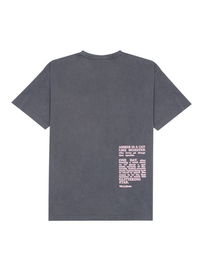 Hi Monster Short-Sleeved T-Shirt Charcoal