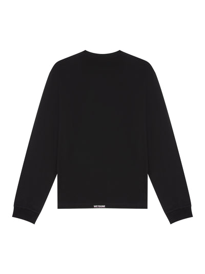 Pearl Bear Long-Sleeved T-Shirt Black