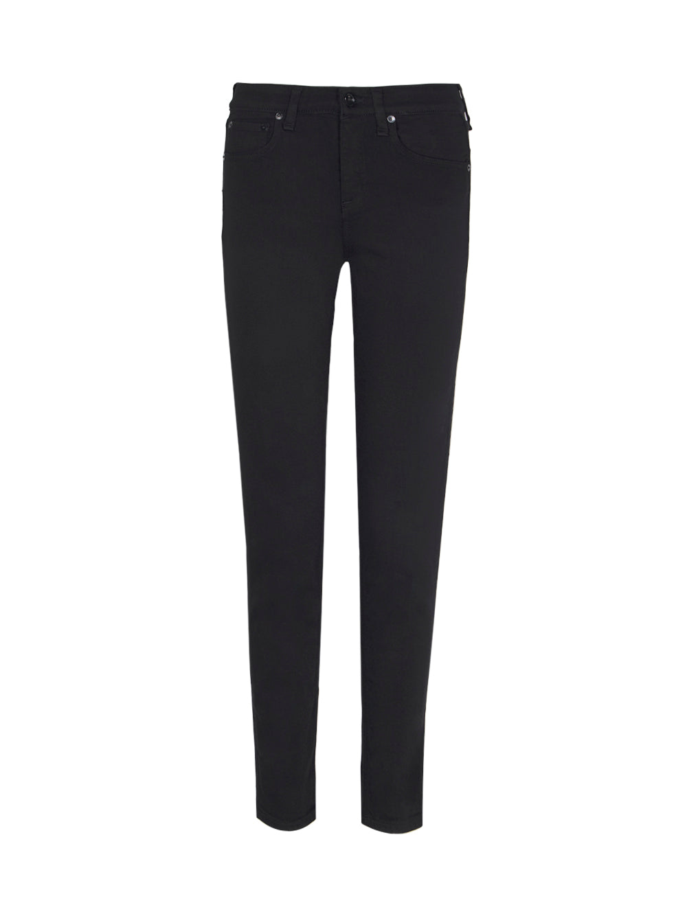 Cate Mid-rise Ankle Skinny Black