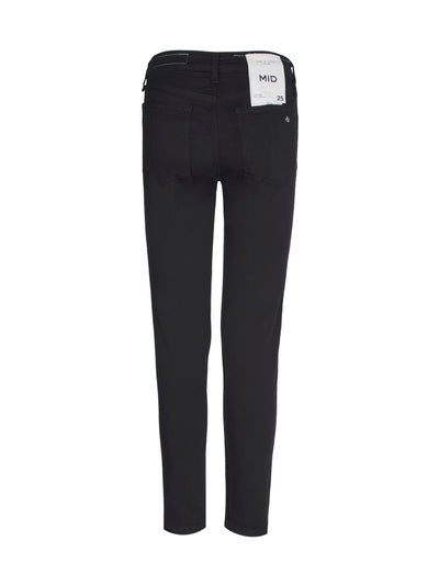 Cate Mid-rise Ankle Skinny Black