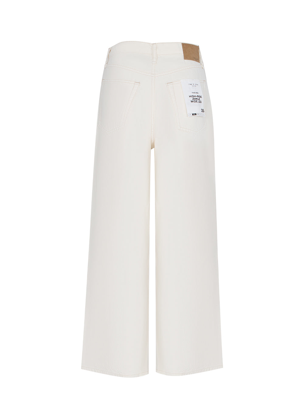Featherweight Andi High-Rise Ankle Wide Leg (Ecru)