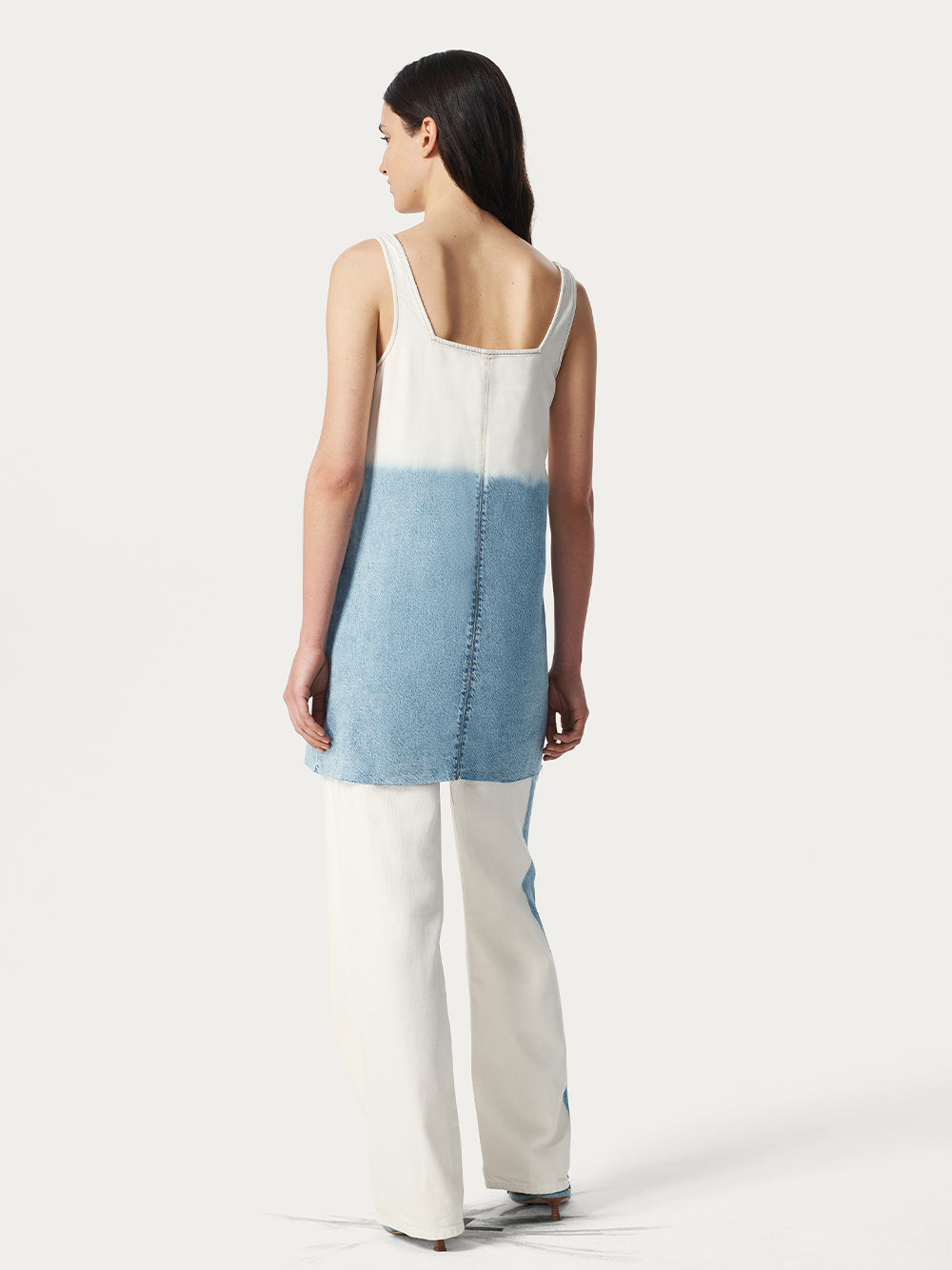Jayde Denim Dress (Bleach Stripe)