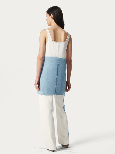 Jayde Denim Dress (Bleach Stripe)