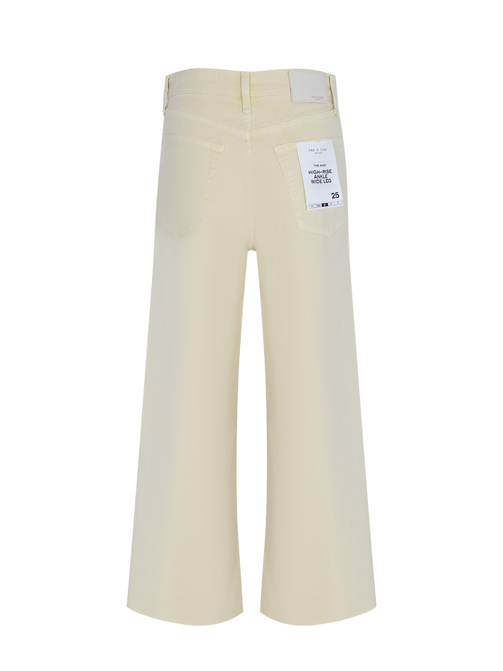 Andi High-Rise Ankle Wide Leg (Pastel Yellow)