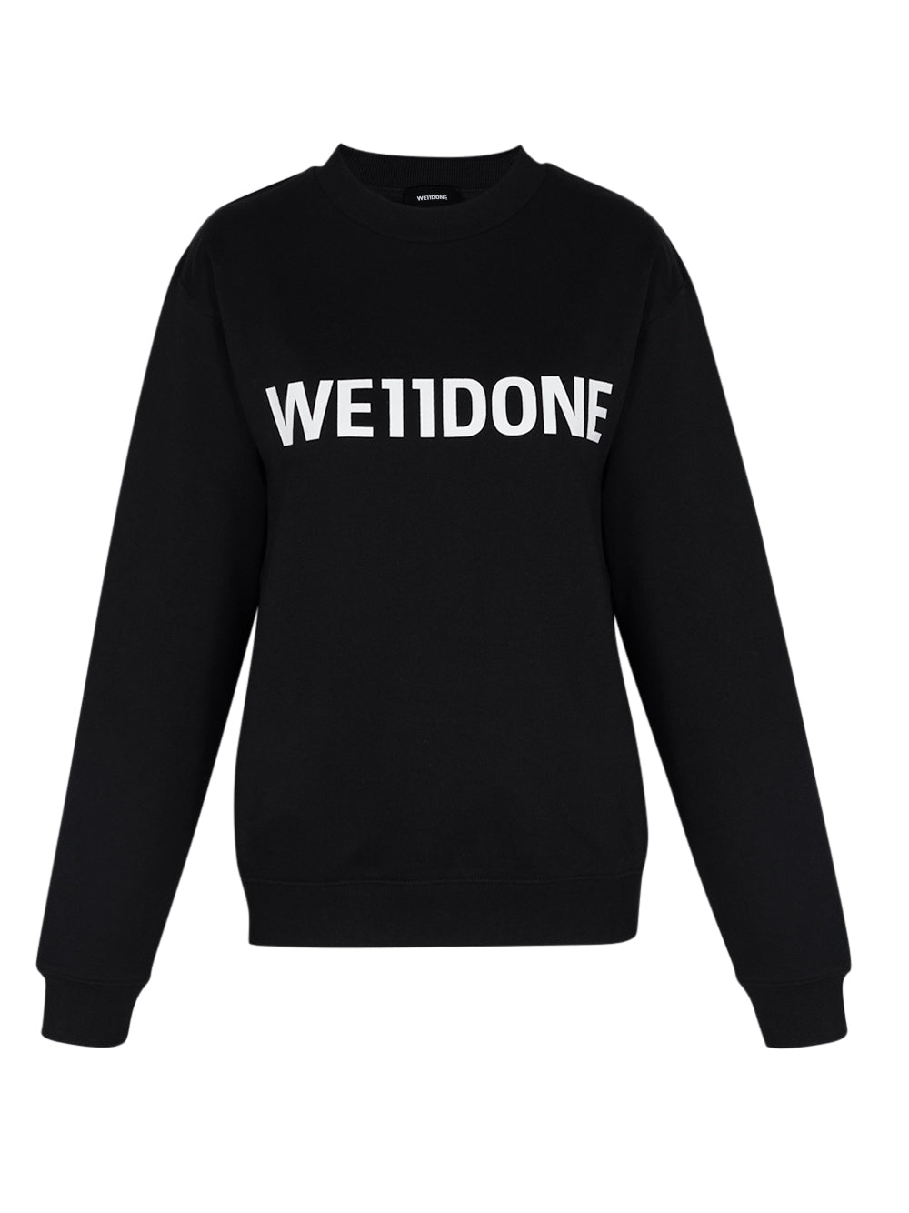 Basic Logo Fitted Sweatshirt (Black)