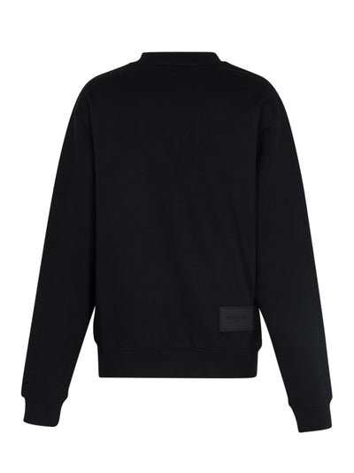 Basic Logo Fitted Sweatshirt (Black)