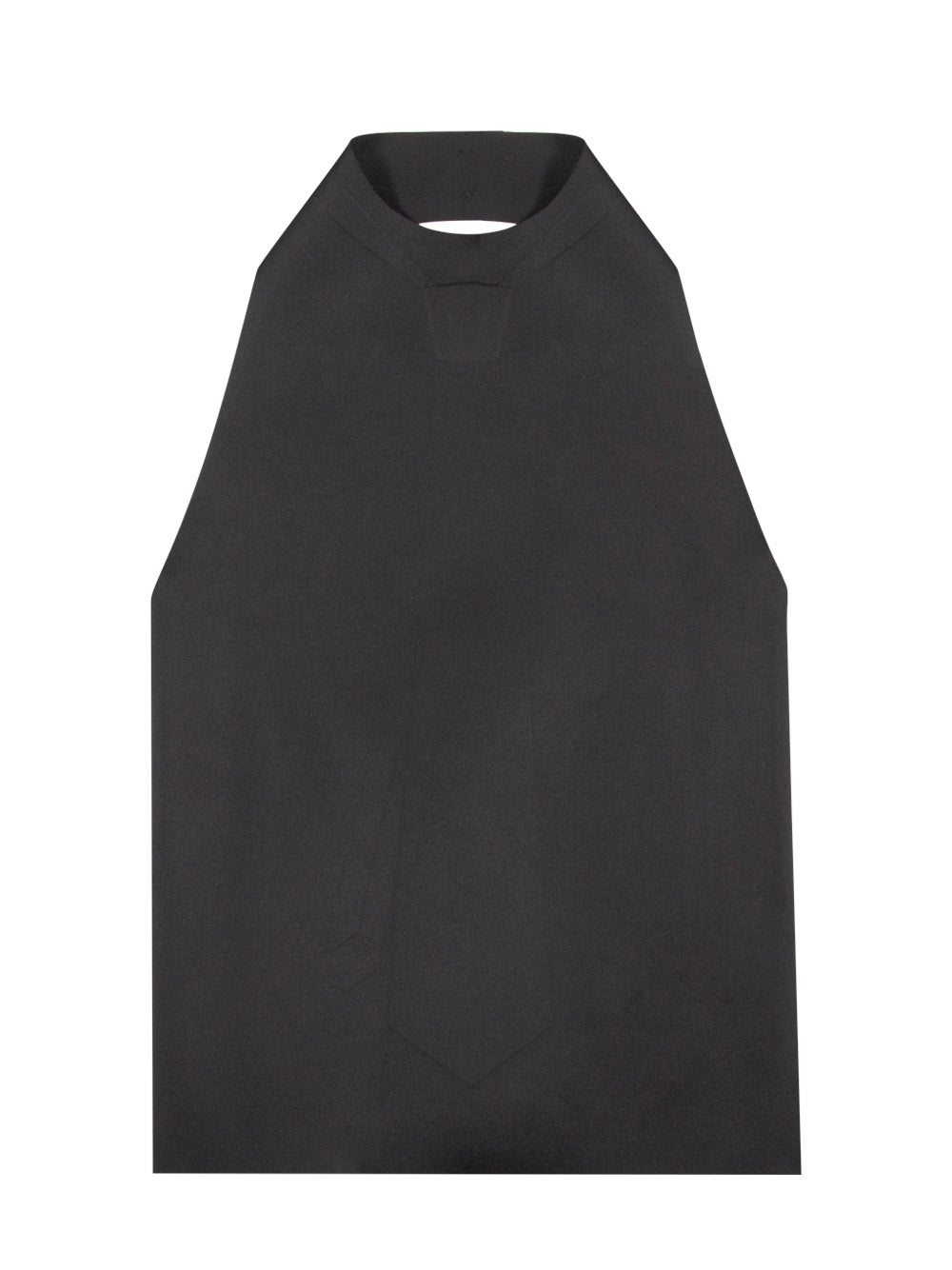 Front Tie Craft Halter Top (Black)