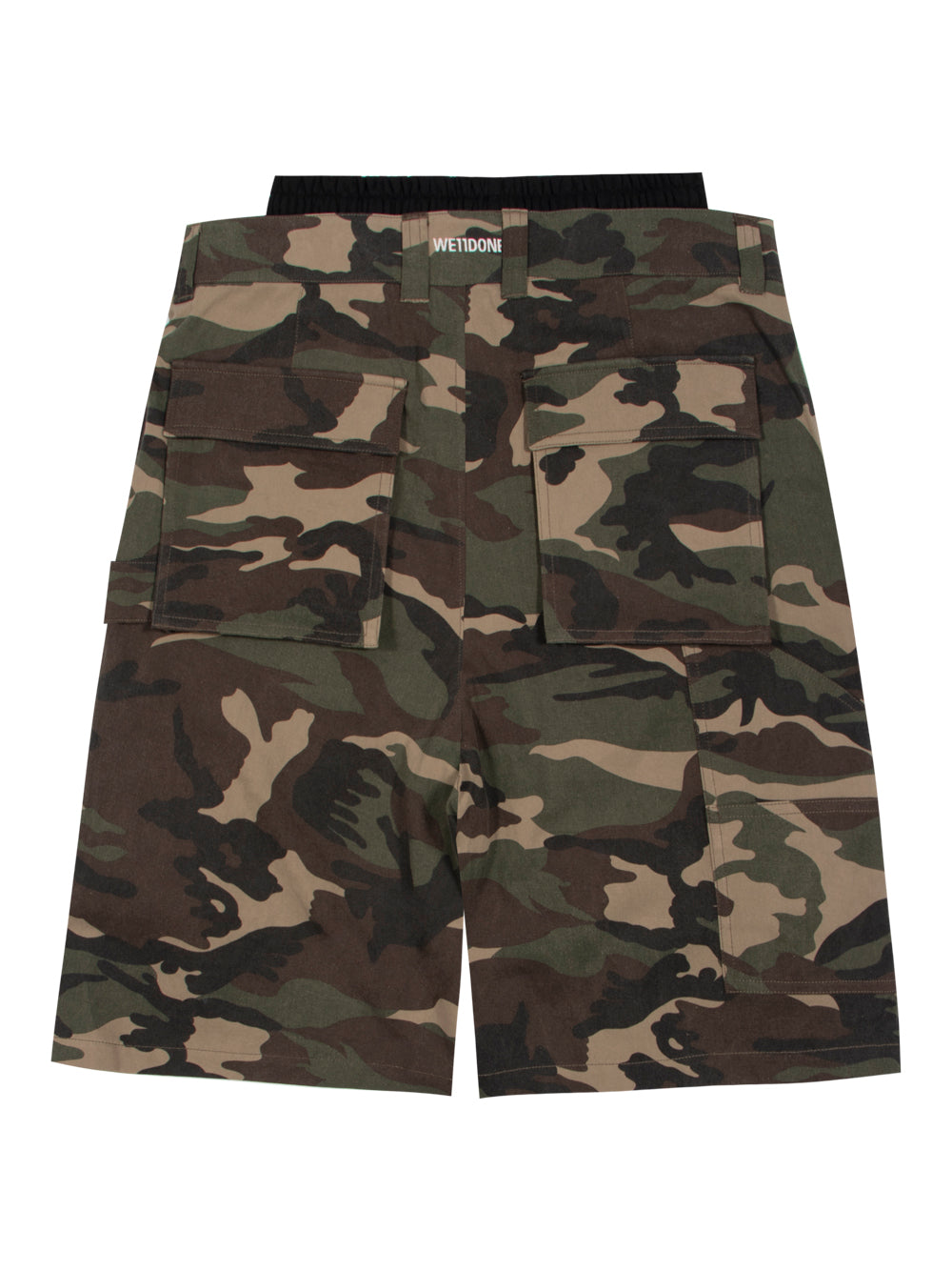 Camouflage Low-Slung Pants (Khaki)