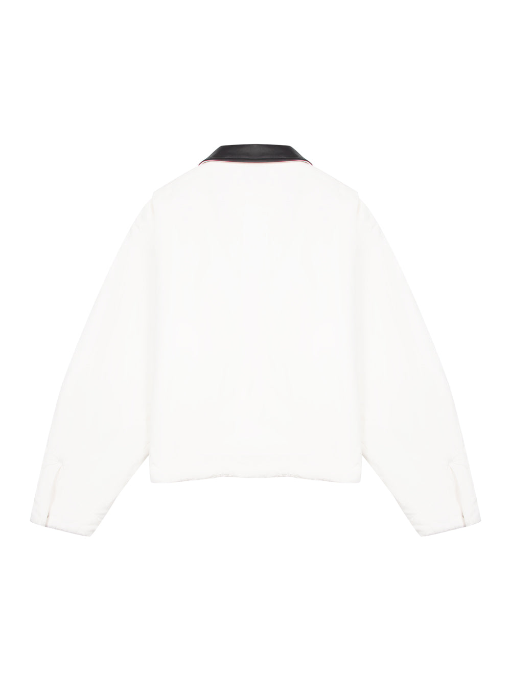 Padded Oxford Jumper Jacket (White)