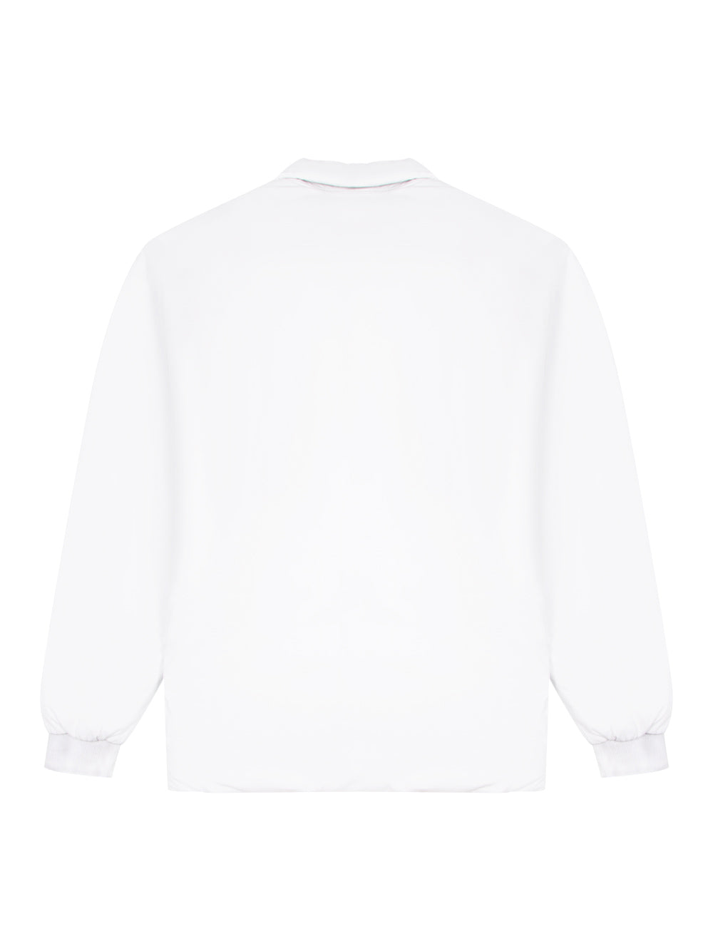 Padded Polo Cotton T-shirt (White)