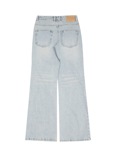 Straight-Fit Denim Pants (Sky Blue)