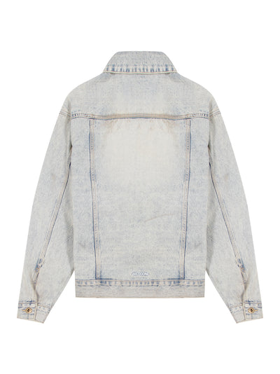 Washed Denim Jacket (Jacket Sky)