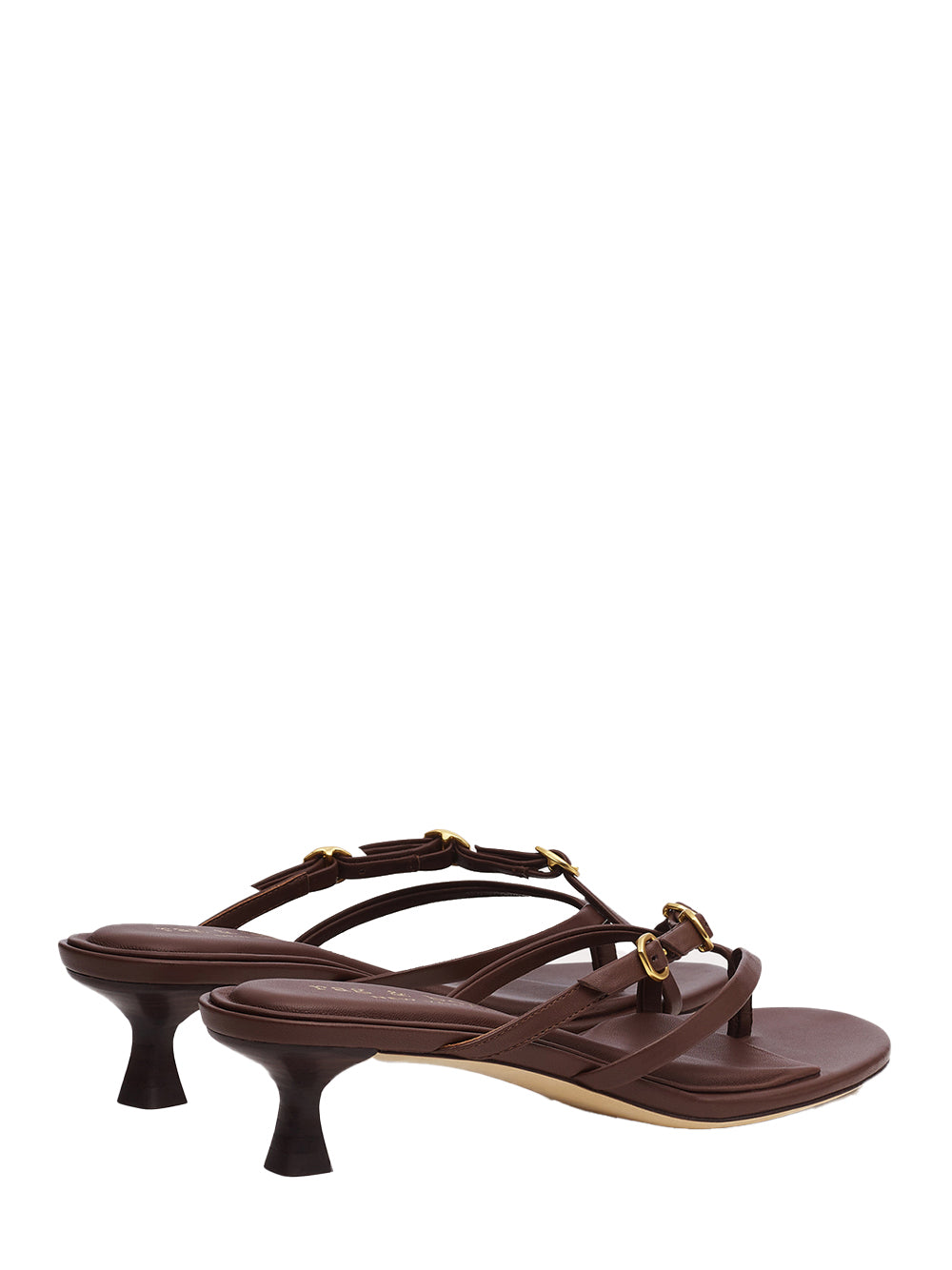 Sammie Buckle Kitten Heel (Dark Mocha)