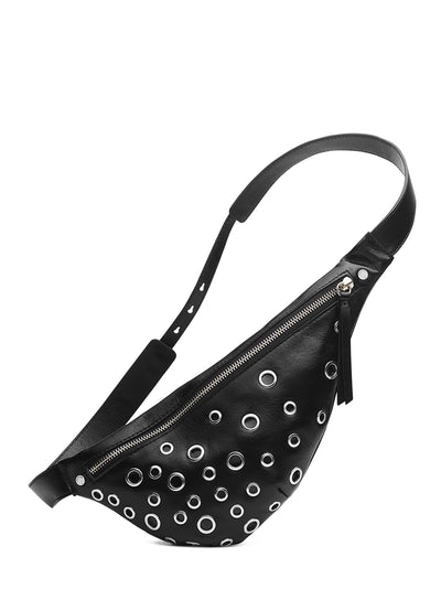 Petra Mini Sling - Grommets Black